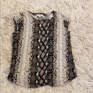 snake skin print t-shirt